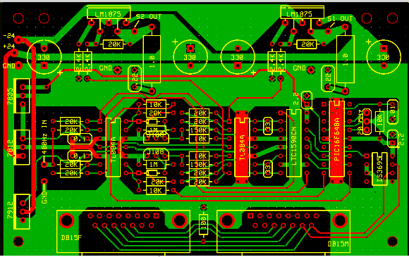 Revised DTS PCB artwork