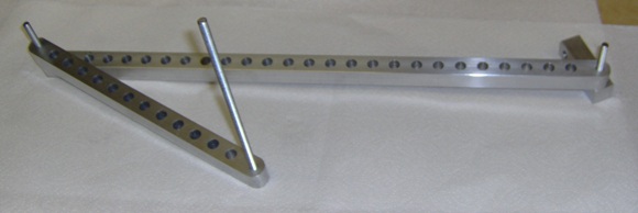 Cable support arm assembly.