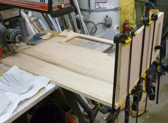 CNC cover glue up