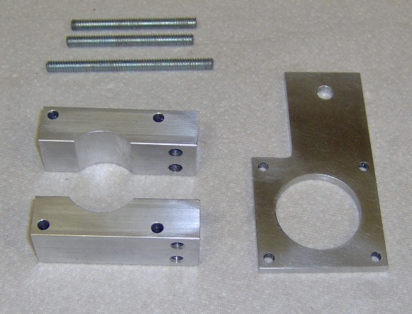 CNC Z-axis motor mount pieces