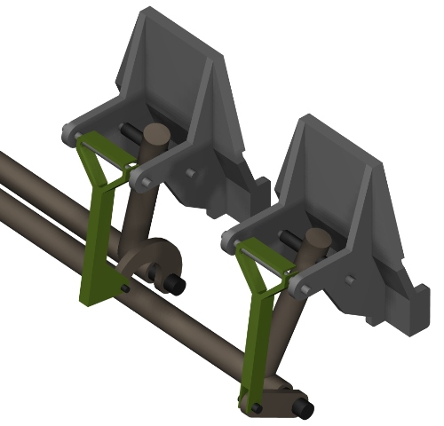 Cessna style pedals