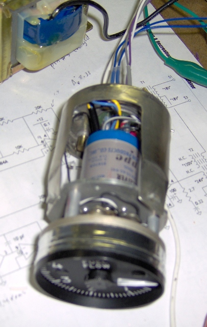 Inside a synchro style gauge