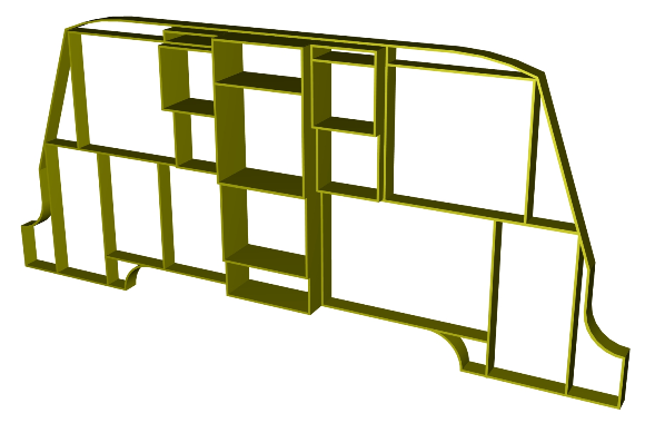 A-10C MIP lattice model