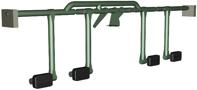 Piper style pedals