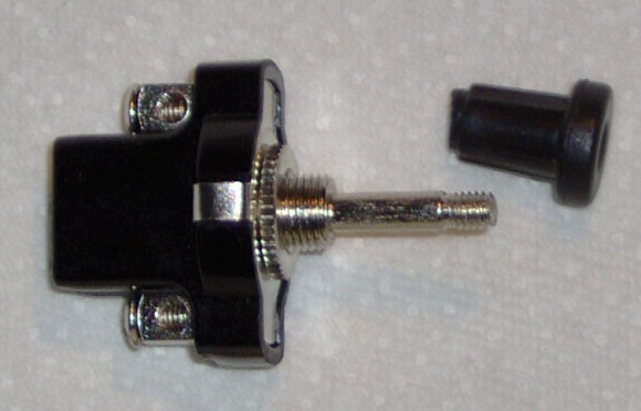 Pull switch with grip removed