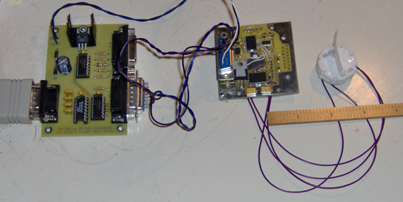 Switec motor test set up