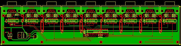 Bus arbitrator PCB artwork