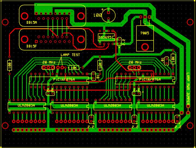 Output module PCB artwork