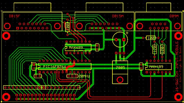 Switch module PCB artwork
